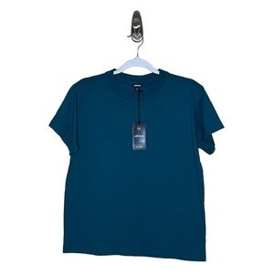 Allbirds Allgood Cotton Tee in Deep Emerald NEW Size M